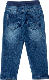Jeans mit Stretch, Kordel & geradem Schnitt, blau, Gr. 110, 1 St