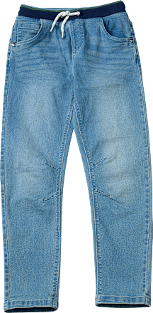 Jeans mit Stretch, Kordel & schmalem Schnitt, blau, Gr. 116, 1 St