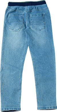Jeans mit Stretch, Kordel & schmalem Schnitt, blau, Gr. 116, 1 St