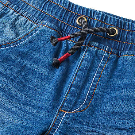 Stretch straight-cut jeans, blauw, maat 116