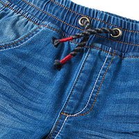 Stretch straight-cut jeans, blauw, maat 116