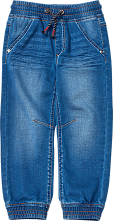 Stretch straight-cut jeans, blauw, maat 116