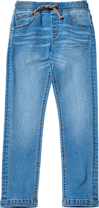 Stretch straight-cut jeans, blauw, maat 128, 1 stuk