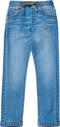Stretch straight-cut jeans, blauw, maat 128, 1 stuk