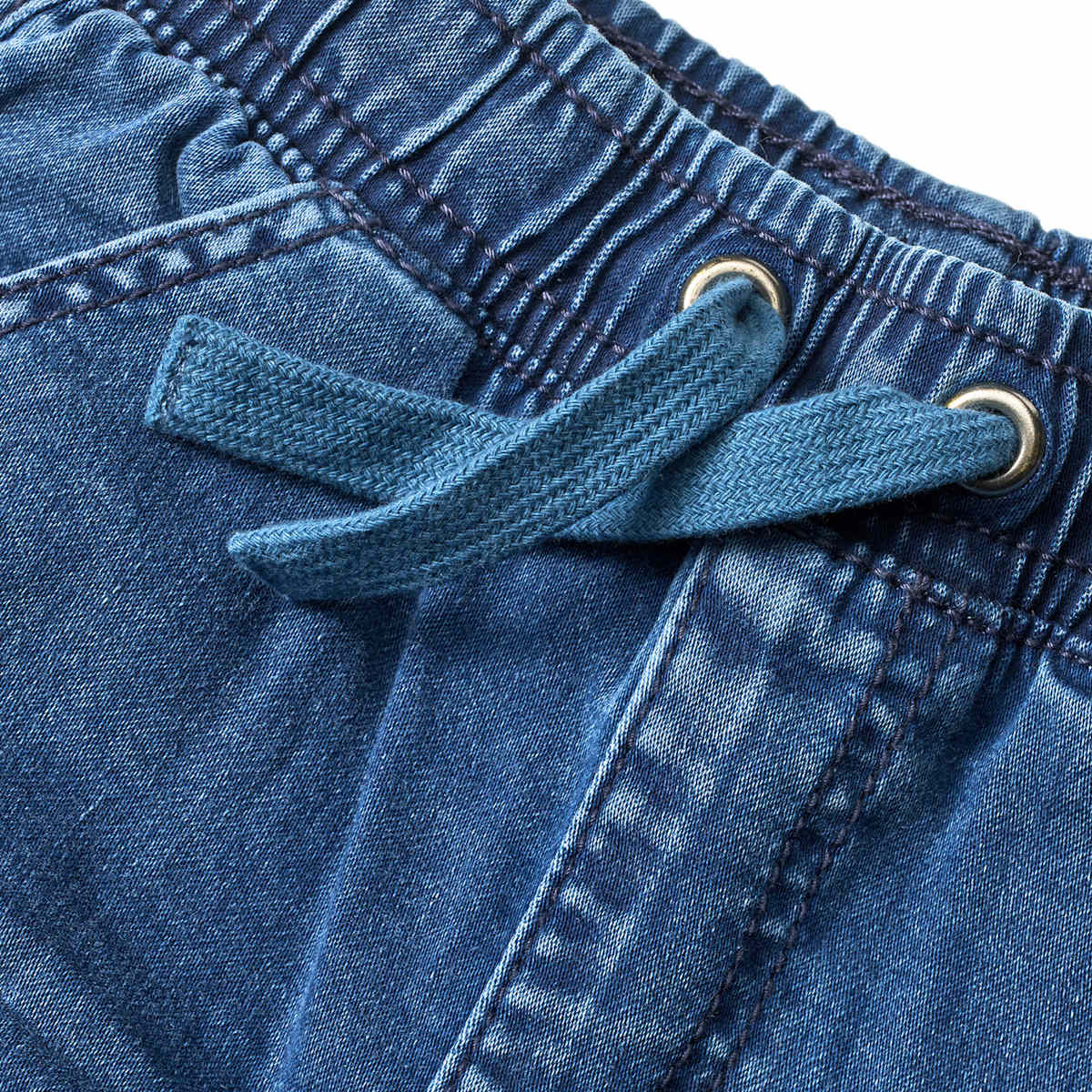 ALANA Jeans mit Stretch & weitem Schnitt, blau, Gr. 110, 1 St