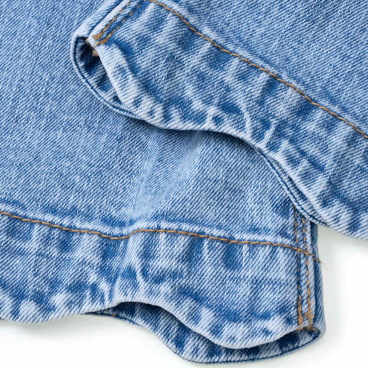 ALANA Jeans mit weitem Schnitt, Stretch & Paperbag-Bund, blau, Gr. 110, 1 St