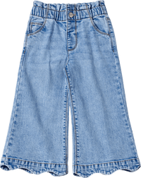 ALANA Jeans mit weitem Schnitt, Stretch & Paperbag-Bund, blau, Gr. 110, 1 St