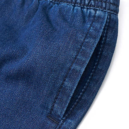Jeansshorts mit Kirsch-Stickerei, blau, Gr. 110, 1 St