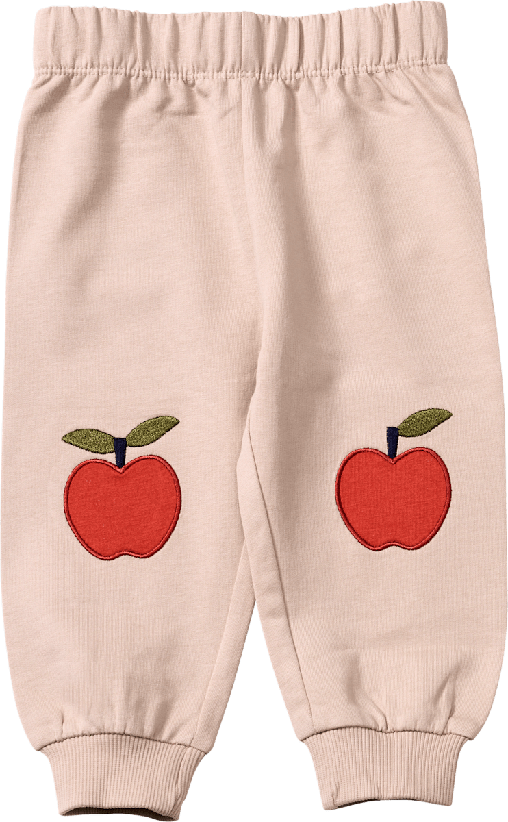 ALANA Jogginghose mit Apfel-Applikation, beige, Gr. 80, 1 St