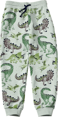 Jogginghose mit Dino-Muster, grün, Gr. 104, 1 St