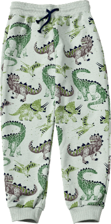 Jogginghose mit Dino-Muster, grün, Gr. 104, 1 St