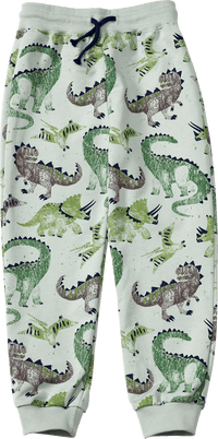 Jogginghose mit Dino-Muster, grün, Gr. 98, 1 St