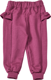Jogginghose mit Gummibund & Rüschen, lila, Gr. 80, 1 St