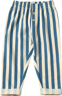 Jogginghose mit Streifen-Muster, blau & beige, Gr. 104, 1 St