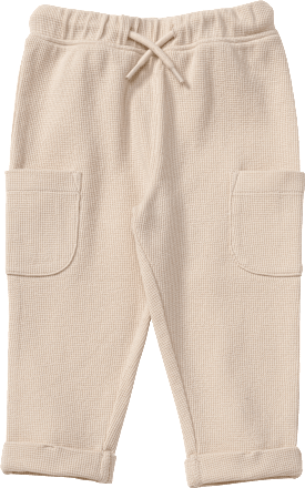 Jogginghose mit Waffel-Struktur, beige, Gr. 86, 1 St ALANA