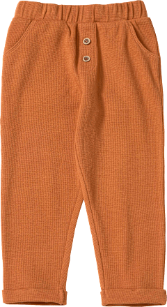 Joggingbroek met wafelstructuur, bruin, maat 110, 1 stuk