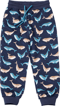 Jogginghose mit Wal-Muster, blau, Gr. 110, 1 St ALANA