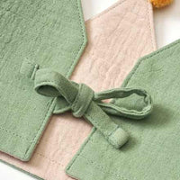 Kinderverjaardagskroon van mousseline, groen, 1 stuk