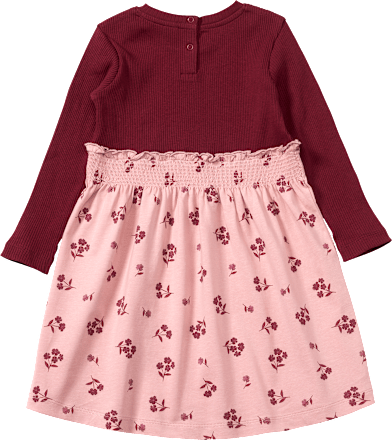Kleid mit Ripp-Struktur, rot, Gr. 122, 1 St