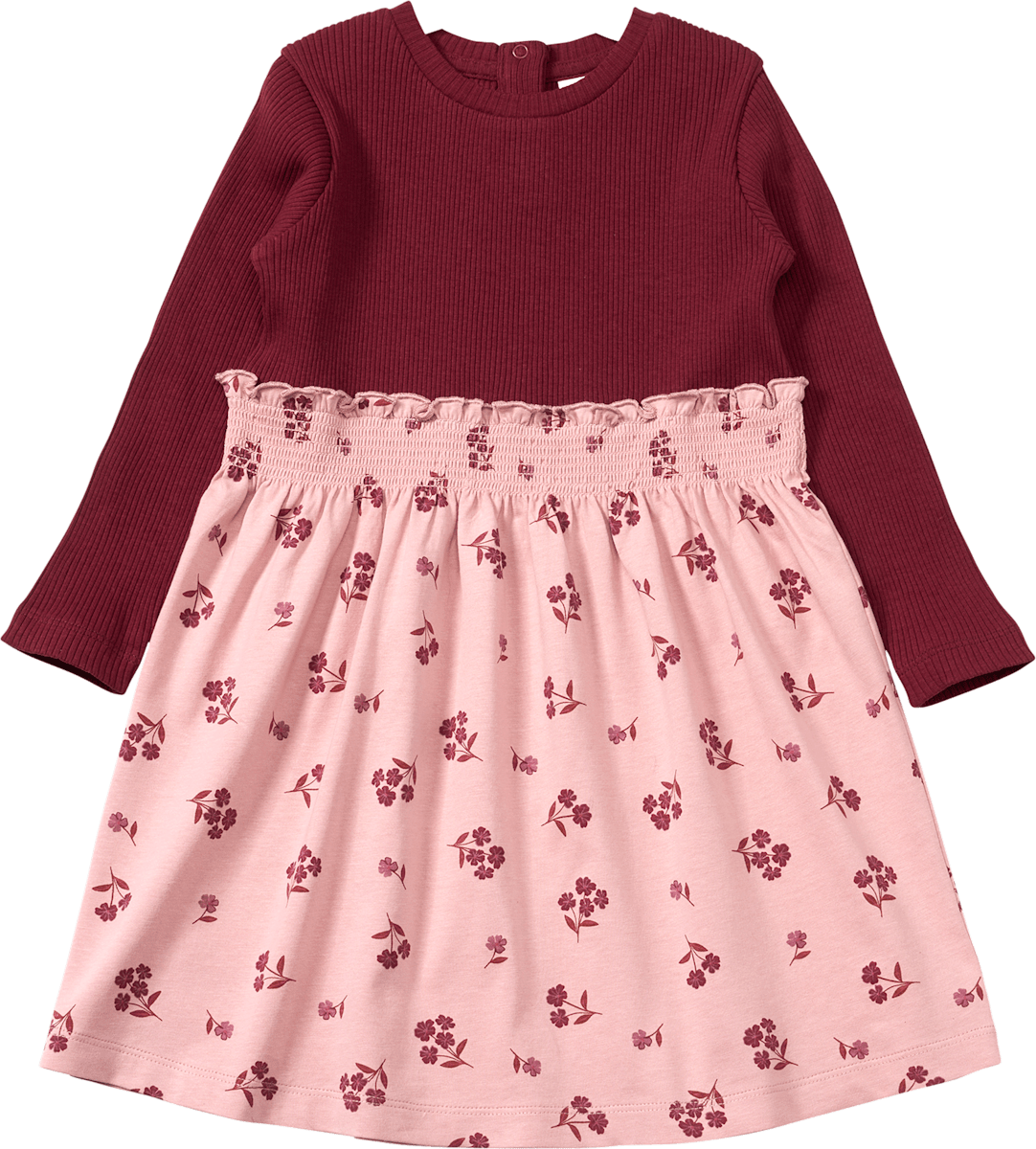 ALANA Kleid mit Ripp-Struktur, rot, Gr. 128, 1 St