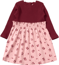 ALANA Kleid mit Ripp-Struktur, rot, Gr. 128, 1 St