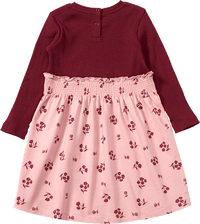 Kleid mit Ripp-Struktur, rot, Gr. 128, 1 St