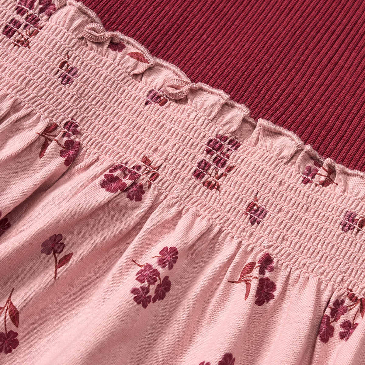 ALANA Kleid mit Ripp-Struktur, rot, Gr. 128, 1 St
