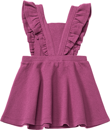 Wafeljurk, paars, maat 104, 1 stuk