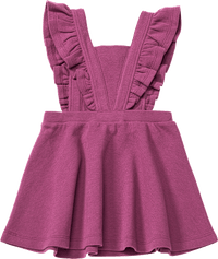 Wafeljurk, paars, maat 104, 1 stuk