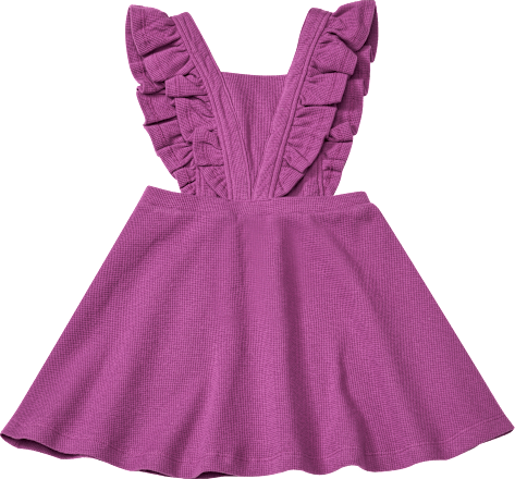 Kleid mit Waffel-Struktur, lila, Gr. 92, 1 St