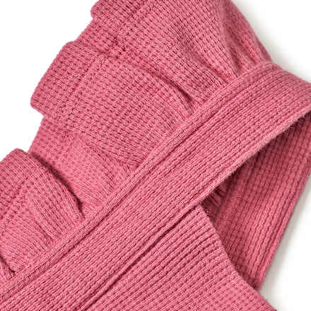 Kleid mit Waffel-Struktur & Rüschen, rosa, Gr. 74, 1 St ALANA