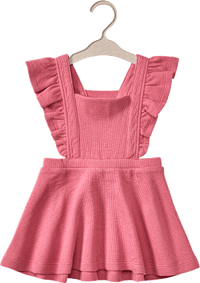 Kleid mit Waffel-Struktur & Rüschen, rosa, Gr. 74, 1 St ALANA