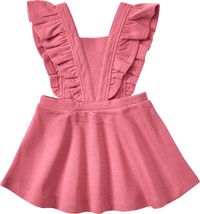 Kleid mit Waffel-Struktur & Rüschen, rosa, Gr. 74, 1 St ALANA
