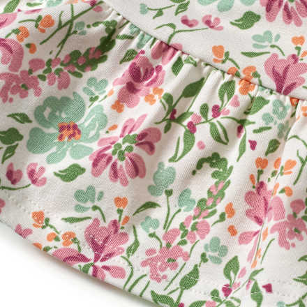 Kleid Pro Climate mit Blumen-Muster, weiß, Gr. 116, 1 St ALANA