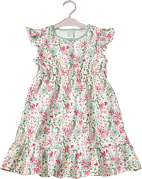 Kleid Pro Climate mit Blumen-Muster, weiß, Gr. 116, 1 St ALANA