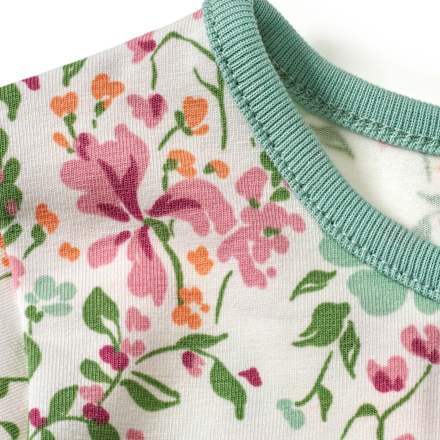 Kleid Pro Climate mit Blumen-Muster, weiß & rosa, Gr. 110, 1 St ALANA
