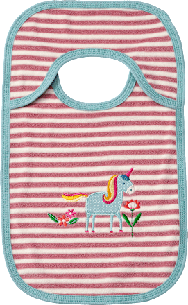Lätzchen mit Einhorn-Motiv, rosa, 1 St ALANA
