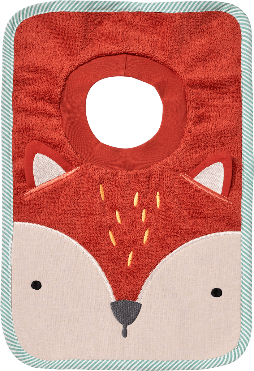 ALANA Lätzchen mit Fuchs-Applikation, rot, 1 St