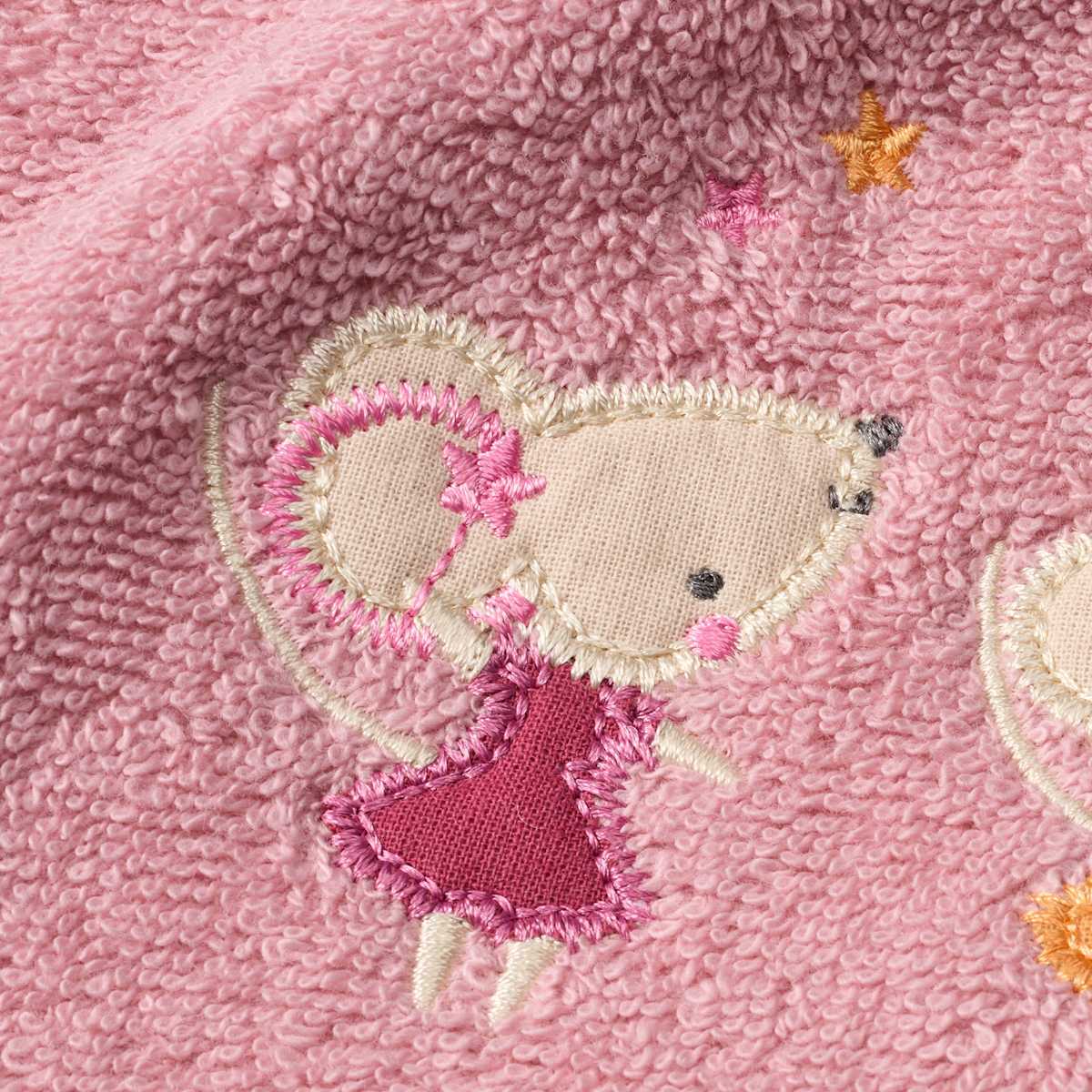 ALANA Lätzchen mit Mäuse-Applikation, rosa, 1 St
