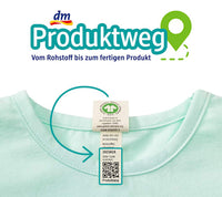 Shirt met lange mouwen en hartjesapplicatie, roze, maat 104, 1 stuk