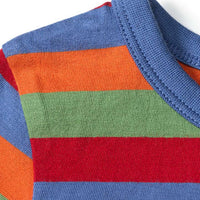 Langarmshirt mit Ringel-Muster, bunt, Gr. 110, 1 St