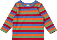 Langarmshirt mit Ringel-Muster, bunt, Gr. 110, 1 St