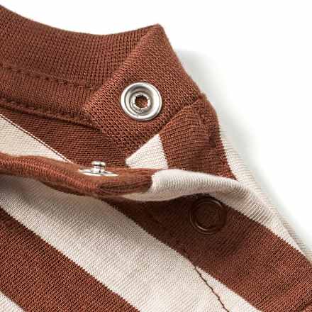 Langarmshirt mit Traktor-Applikation, braun & beige, Gr. 86, 1 St