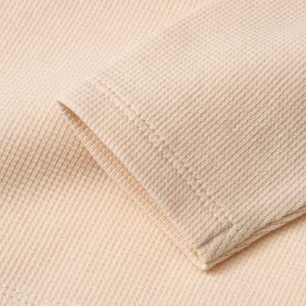 Langarmshirt mit Waffel-Struktur, beige, Gr. 104, 1 St