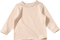 Langarmshirt mit Waffel-Struktur, beige, Gr. 104, 1 St