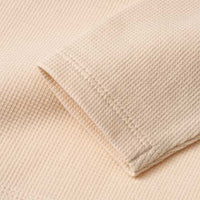 Langarmshirt mit Waffel-Struktur, beige, Gr. 92, 1 St