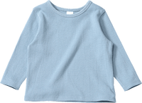 Langarmshirt mit Waffel-Struktur, blau, Gr. 104, 1 St ALANA