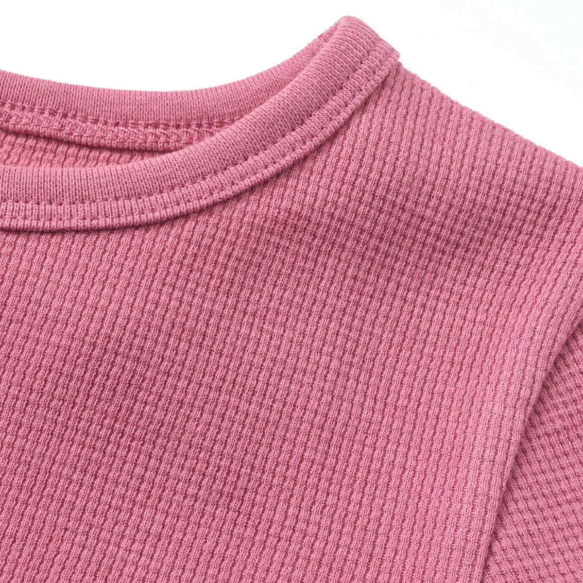 ALANA Langarmshirt mit Waffel-Struktur, rosa, Gr. 110, 1 St