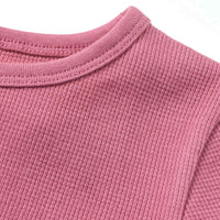 ALANA Langarmshirt mit Waffel-Struktur, rosa, Gr. 110, 1 St