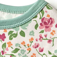 Langarmshirt Pro Climate mit Blumen-Muster, weiß & rosa, Gr. 122, 1 St ALANA